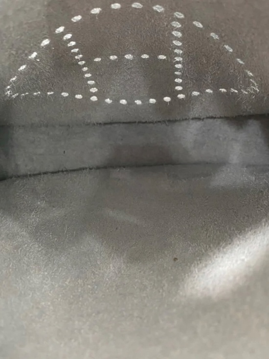 Authentic Pre-Owned Hermès Mini Evelyne TPM 16 m Bleu Pale / Gris - Picture 12 of 15